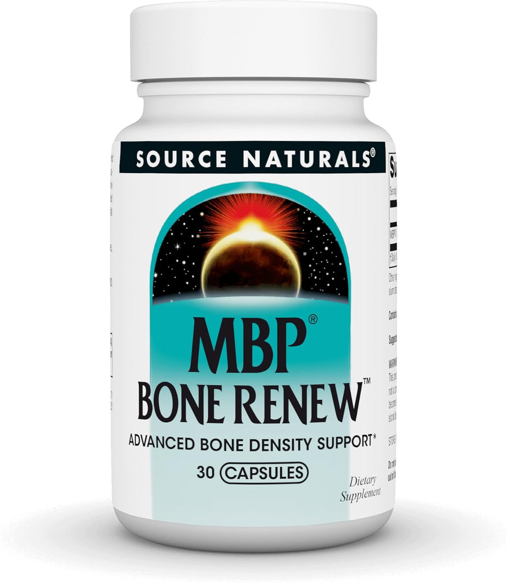 Source Naturals MBP Bone Renew - Apoyo avanzado para la densidad ósea* - 30 cápsulas