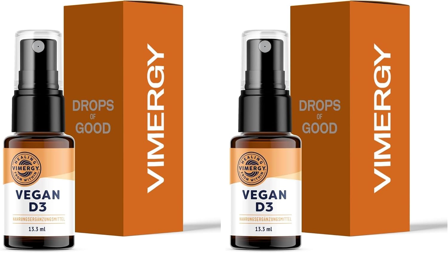Vimergy Vitamina D3 Vegana - 1000 UI por Dosis, 96 Dosis - Líquido Orgánico