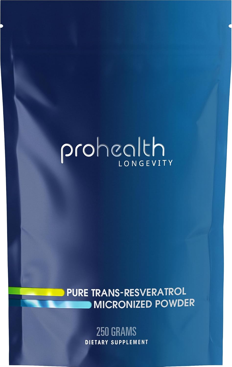 ProHealth Longevity Trans-Resveratrol en Polvo 100 Gramos - Grado Farmacéutico, 1000 mg por Porción