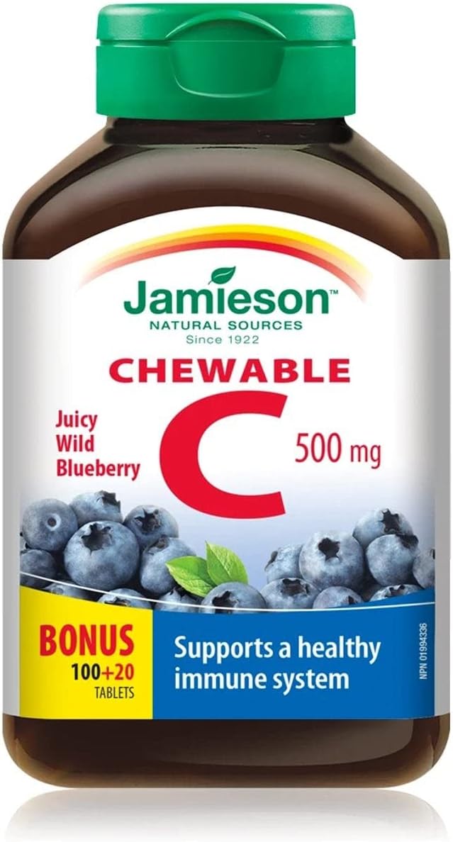 Vitamina C con Arándano Azul - 500 mg - Jamieson