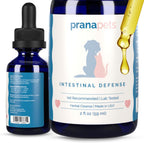 PranaPets Intestinal Defense Supplement for Dogs & Cats | Naturally Helps Digestive Issues in Pets | Herbal Formula | 2-Pack