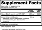 NutriBiotic Ascorbic Acid Powder with Bioflavonoids, 1 kg (2.2 lb)