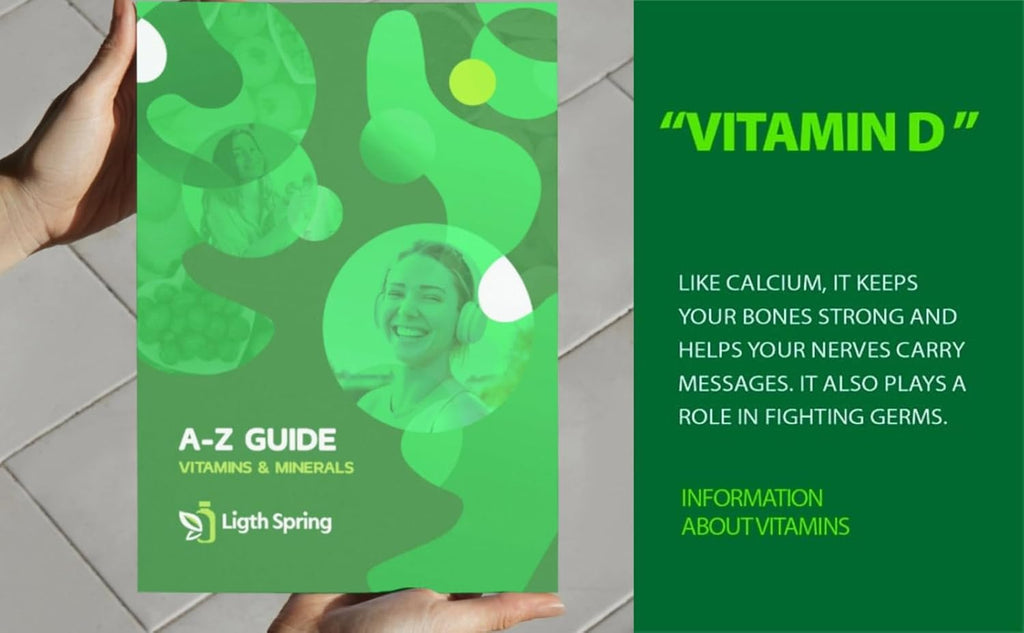 LightSpring Vitamin D3 Gummy 2000 UI - 80 Gominolas Sabor Naranja, Limón y Fresa