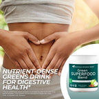 Mountain Meadow Herbs Green Superfood Blend – Mezcla de Superalimentos Verdes con Espirulina, Chlorella, Probióticos y Enzimas Digestivas – 30 porciones