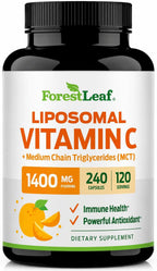 ForestLeaf Vitamina C Liposomal 1400 mg - 120 Cápsulas Veganas