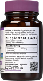 BlueBonnet L-Teanina 200mg - Suplemento Nootrópico para la Relaxación