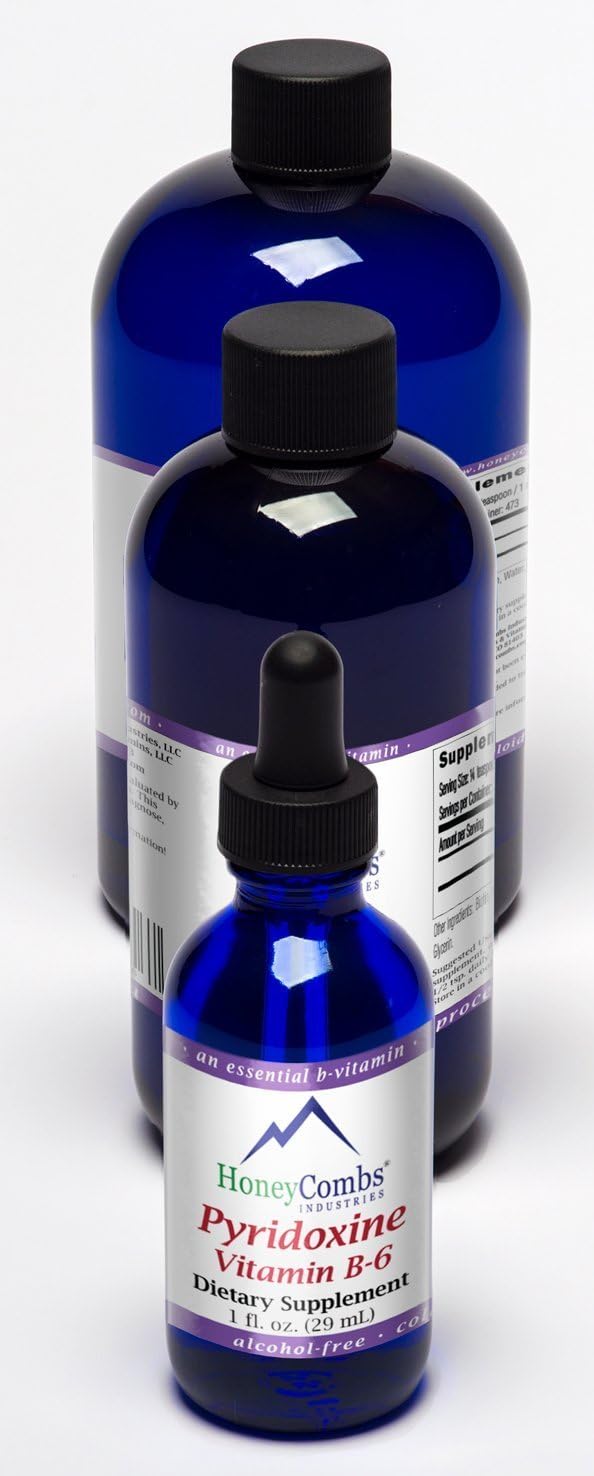 HoneyCombs Vitamina B6 Líquida, 8 oz (237 ml)