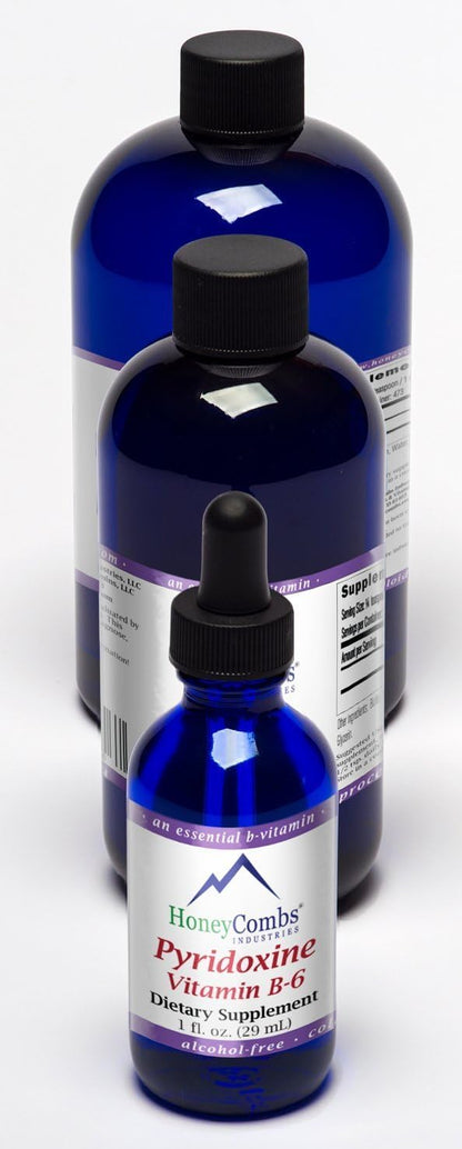 HoneyCombs Vitamina B6 Líquida, 8 oz (237 ml) – Image 1