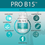 Richardson Nutritional Center B15 Complete Extra Strength - 500mg, 90 Cápsulas - Ácido Pangámico con TMG y DMG