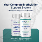 Methyl-Life® L-Methylfolate 15 mg – Suplemento de Folato Activo con Cerebrofolate® – Comprimidos Masticables, 90 Unidades