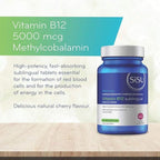 Sisu B12 5000 mcg Metilcobalamina, 60 Comprimidos