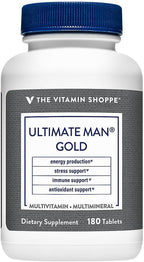 The Vitamin Shoppe Ultimate Man Multivitamínico para Hombres - 180 Comprimidos