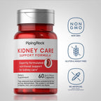 Piping Rock Apoyo Renal | 60 Cápsulas | Fórmula de Cuidado y Restauración | Sin OGM, Sin Gluten