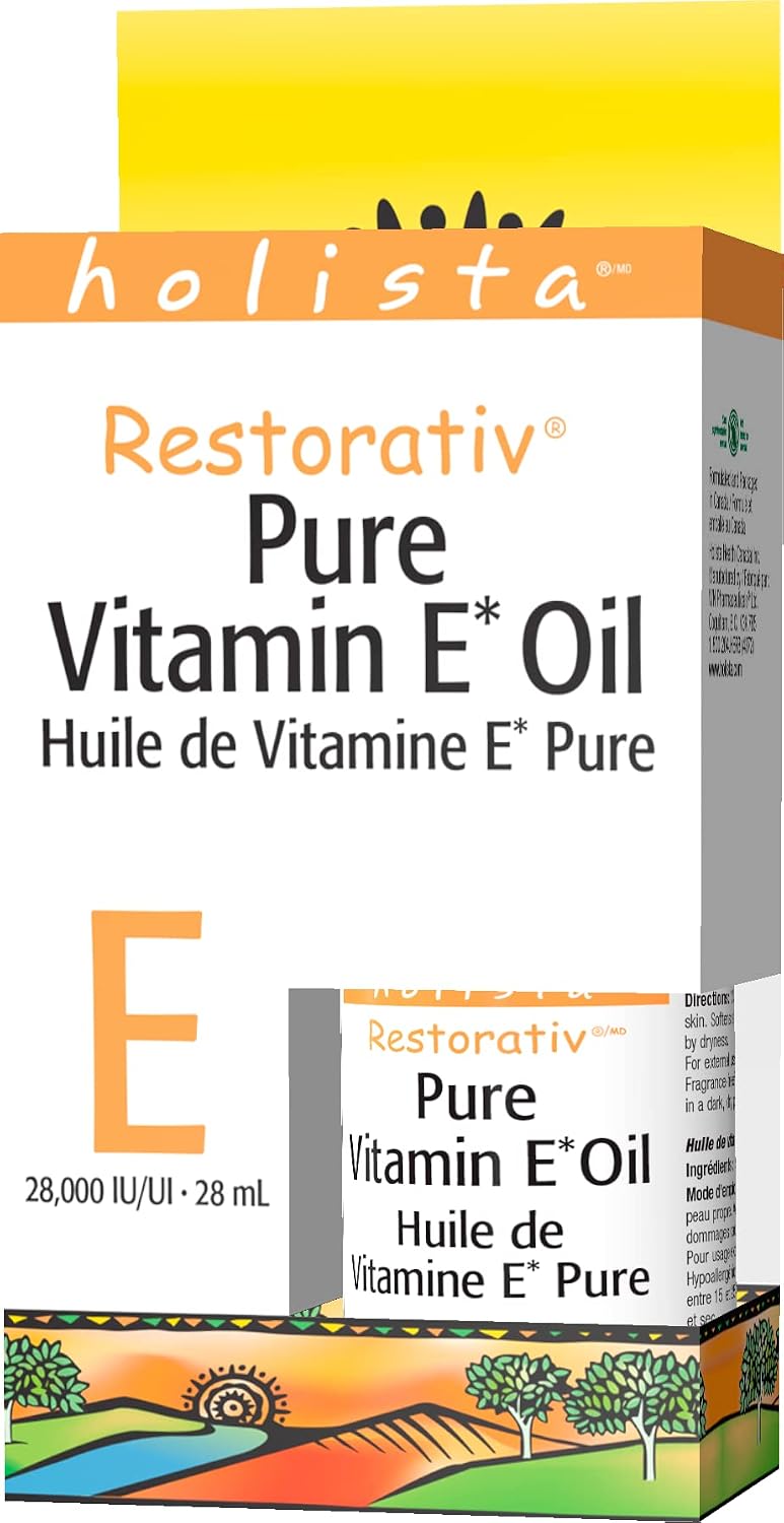 Holista Restorativ Aceite Puro de Vitamina E 28000 UI, 28 ml