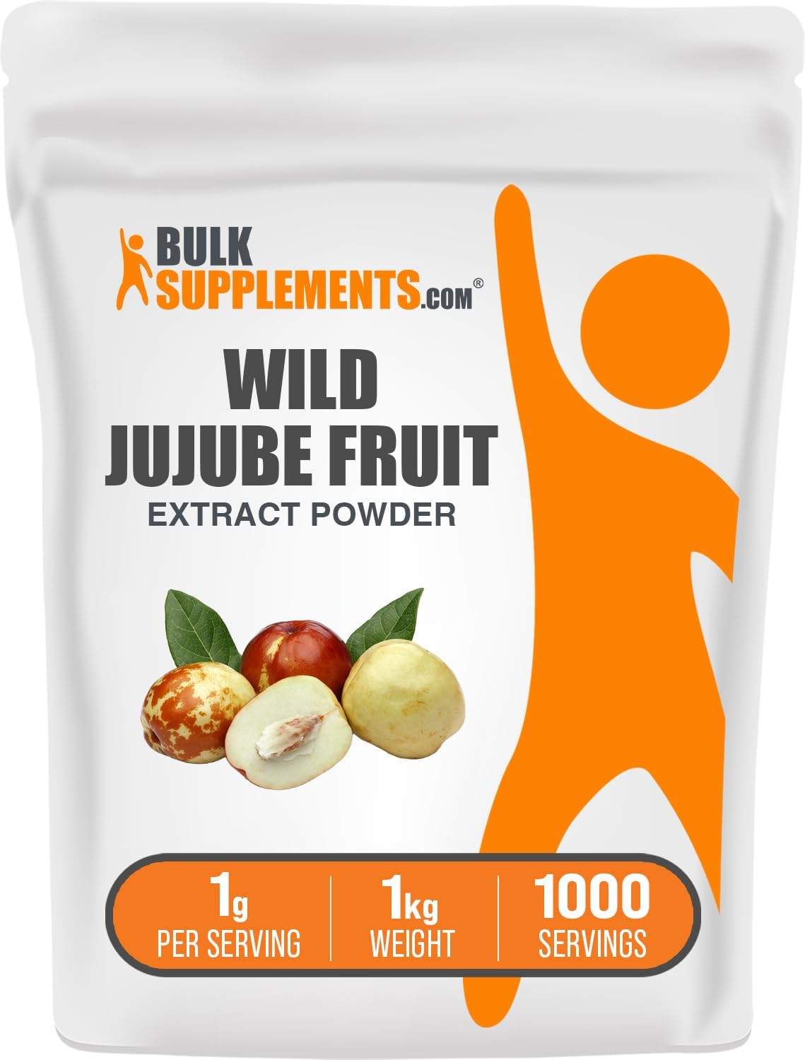 BulkSupplements.com Extracto de Azufaifo Silvestre en Polvo - 500g