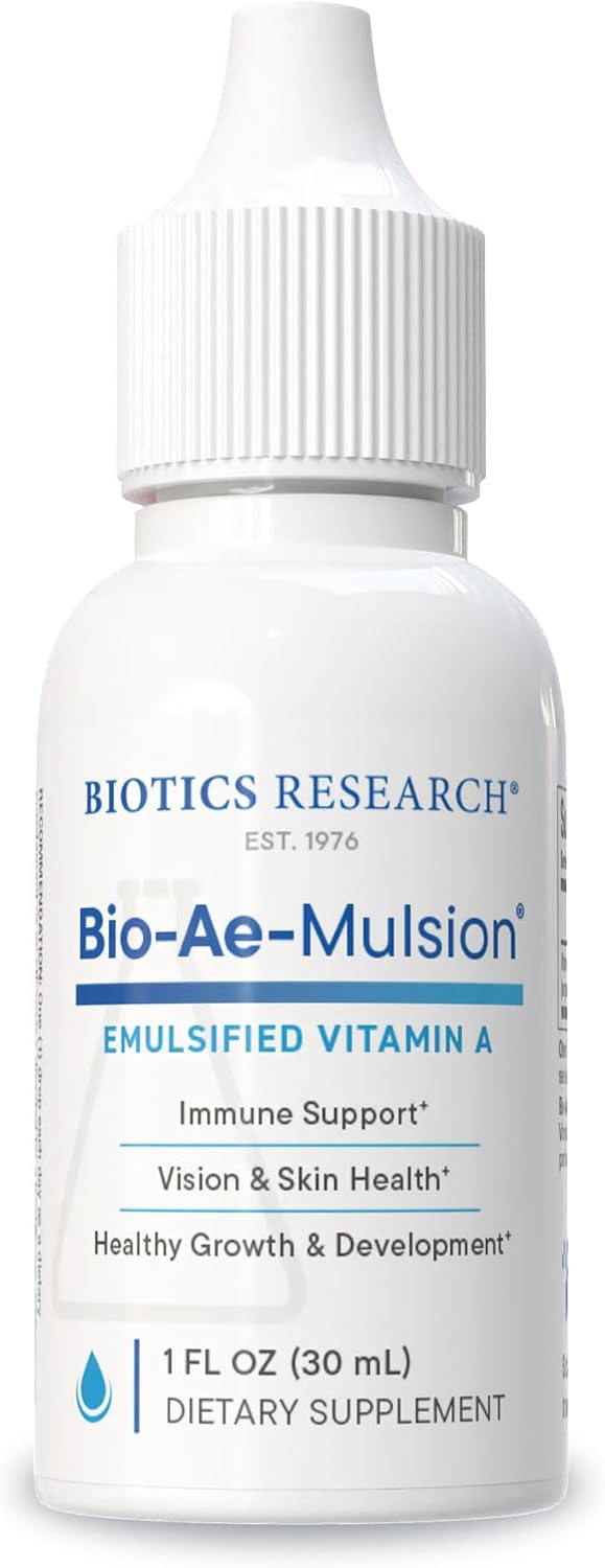 BIOTICS RESEARCH Bio Ae Mulsion IU - Vitamina A Emulsionada, 30 ml