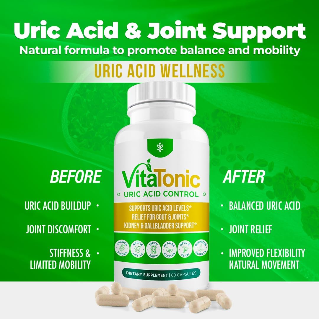Vitatonic Uric Acid Balancing Aid – 60 Cápsulas