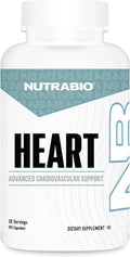 NutraBio Heart - Suplemento Cardiovascular, 90 Cápsulas