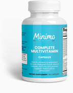 Minimo Nutrition Complete Multivitamin + Immunity Boost, 60 Cápsulas