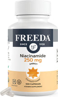 Freeda Niacinamida - Vitamina B3 250 mg - 500 Cápsulas