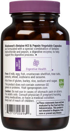 BlueBonnet Betaina HCl con Pepsina – 90 Cápsulas Vegetales