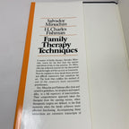 Family Therapy Techniques de Salvador Minuchin y H. Charles Fishman - Tapa dura