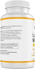Biodora Liposomal Vitamin C, 1400 mg, 180 cápsulas