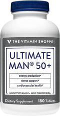 The Vitamin Shoppe Ultimate Man 50+ Multivitamínico - 180 comprimidos