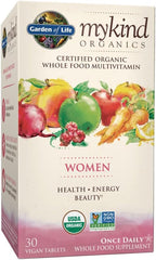 Garden of Life mykind Organics Women's Once Daily Multivitamin