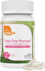Zahler Total One Prenatal - Multivitamin Complex for Pregnancy, 90 Capsules