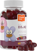 Zahler Chapter One Vitamin D3 & K2 Gominolas - Apoyo Inmune y Salud Ósea - Colecalciferol D3 y MK7 K2 - 60 Gominolas