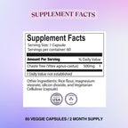 BIOLABS PRO Suplemento Natural de Vitex (Sauzgatillo) para Mujeres - Extracto Puro de Baya de Sauzgatillo 500mg, Fórmula de Máxima Potencia, Cápsulas Veganas, Apoyo al Equilibrio Hormonal - (60 Cápsulas - 2 Meses)