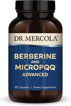 Dr. Mercola Berberine and MicroPQQ Advanced - Suplemento con Berberina y MicroPQQ para la Salud Metabólica y Mitocondrial - 90 Cápsulas