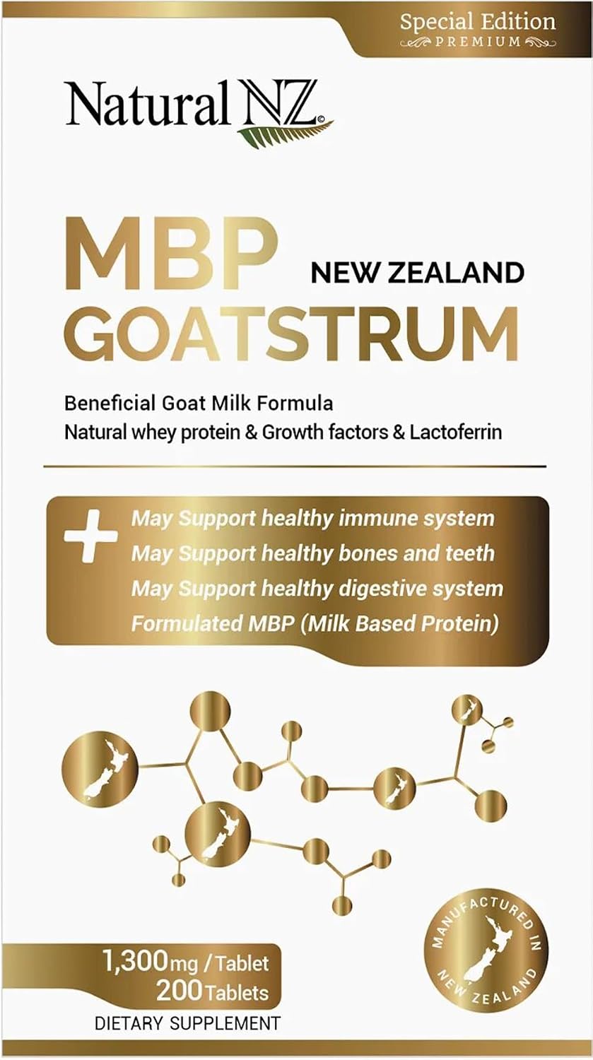 Natural NZ MBP New Zealand Goatstrum - 200 Comprimidos (Pack de 3)