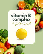 Alpha & Omega Nutrition Vitamin B-Complex + Folic Acid, Support Neurological Health, Energy Levels & Nervous System Support, Vitamin B12, Biotin & More - 60 Tablets, 2 Mo Supply