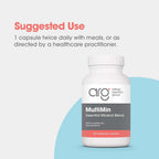 ARG MultiMin - Complete Multi-Mineral Supplement - Hypoallergenic and Vegetarian - 120 Capsules