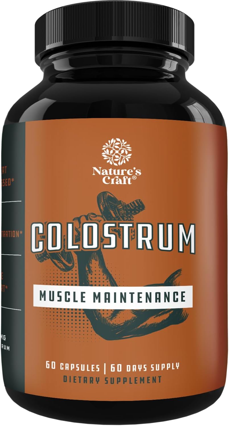 Calostro Bovino en Cápsulas con Inmunoglobulina G - 60 Cápsulas