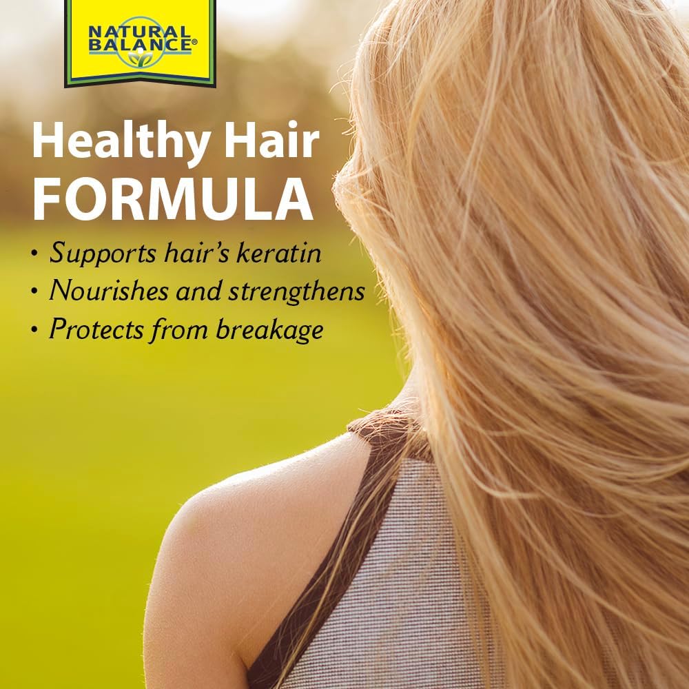 Natural Balance Biotin Liquid 5000mcg – Apoyo para Cabello, Piel y Uñas (60 ml)