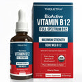 Triquetra Health BioActive Vitamin B12 5000 mcg - Gotas Sublinguales con 3 Formas Bioactivas