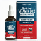 Triquetra Health BioActive Vitamin B12 5000 mcg - Gotas Sublinguales con 3 Formas Bioactivas