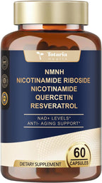 Totaria NMNH (Dihidronicotinamida Mononucleótido) – Alternativa NAD+ con Vitamina B3 y Quercetina