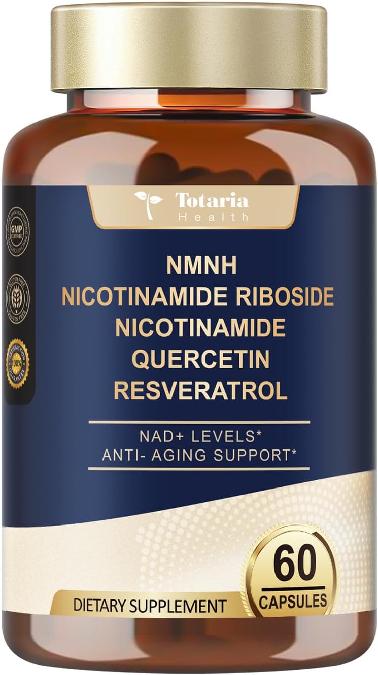 Totaria NMNH (Dihidronicotinamida Mononucleótido) – Alternativa NAD+ con Vitamina B3 y Quercetina