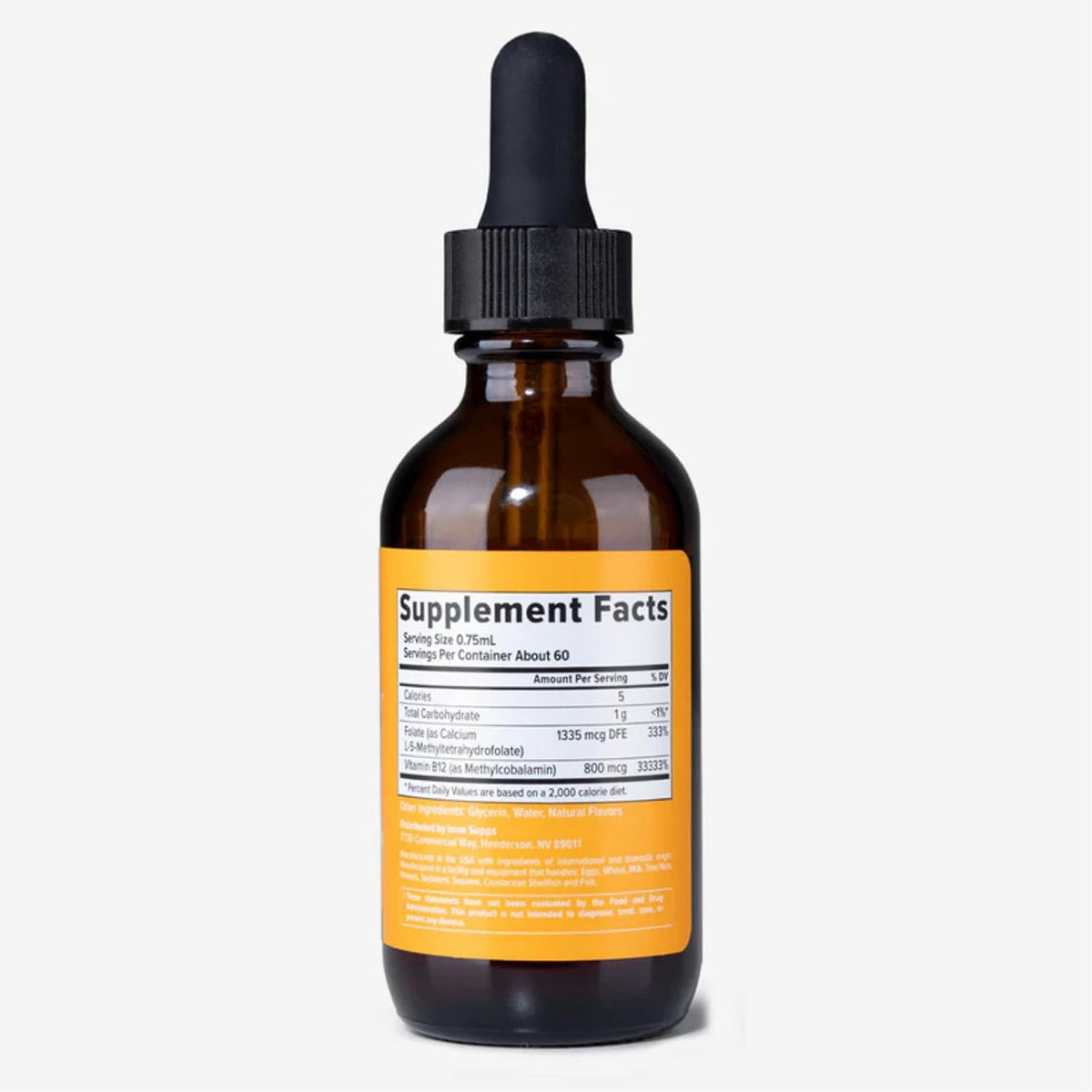 InnoSupps Better B12 Gotas Líquidas - – Metabolismo: favorece la utilización de nutrientes y la función celular, – Image 2