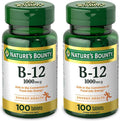 Nature's Bounty Vitamina B12 1000 mcg, 100 Comprimidos (Pack de 2)