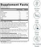 Ancient Nutrition SuperGreens Powder con Probióticos - Sabor Mango Orgánico - 16 Sticks
