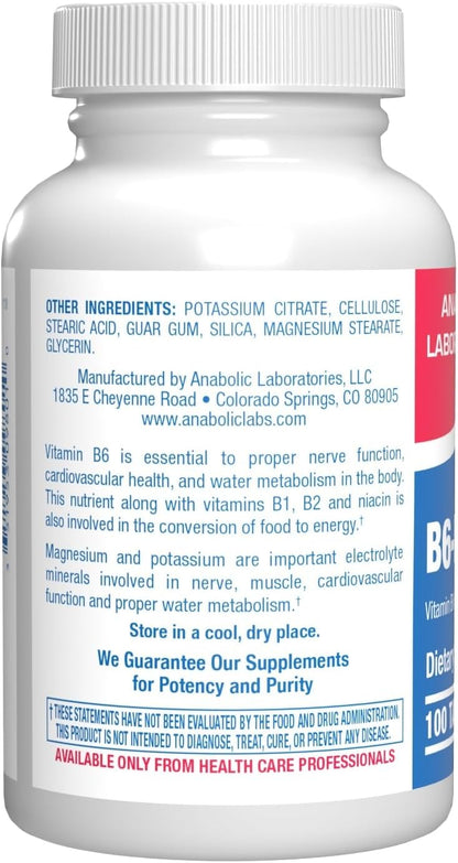 Complejo Calcio Magnesio B6 50mg con – Ventaja Anabolic: A diferencia de muchas vitaminas B6 genéricas, ofrecemos – Image 3