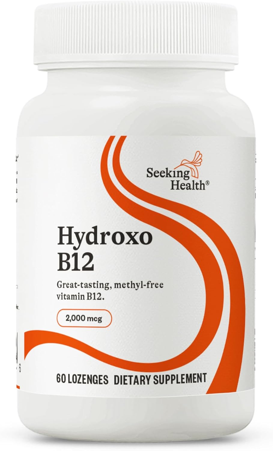 Seeking Health Hydroxo B12 - Vitamina B12 2000 mcg, 60 Pastillas para Apoyo Energético y de Metilación