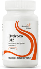 Seeking Health Hydroxo B12 - Vitamina B12 2000 mcg, 60 Pastillas para Apoyo Energético y de Metilación