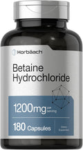 Horbäach Betaína HCl 1200mg - 180 Cápsulas