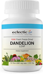 Eclectic Herb - Cápsulas de Hoja de Diente de León Orgánica Liofilizada | 90 Cápsulas, 200 mg